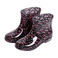 thumbnail image 1 of Miqool Womens Ankle Rain Boots Ladies Waterproof PVC Outdoor Garden Ankle Boots, Anti-Slip Sole | All-Weather | Comfort Insole, 1 of 7