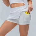 thumbnail image 1 of Miqool Womens Skort Summer Fashion Tennis Skirt Mini Golf Clothes Athletic Outfits High Waisted Workout Skorts with Pockets, 1 of 9