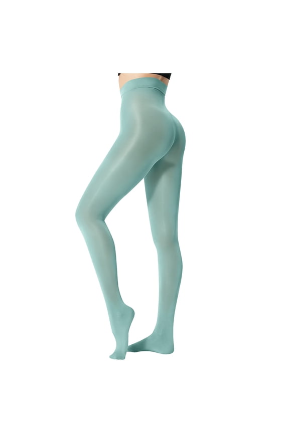 Womens Tights Opaque Ballet Dance Tights Stockings for Women High Waist 80D Control Top Run Resistant Pantyhose