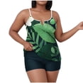 thumbnail image 1 of Miqool Womens Two Piece Plus Size Tankini Swimsuits Modest Slimming Swim Top Bathing Suits with Boy Shorts Tummy Control Swimwear, 1 of 6