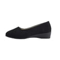 thumbnail image 1 of Miqool Womens Wedge Heel Pumps Round Toe Slip On Low Heel Dress Shoes Casual Comfortable Office Work Shoes, 1 of 7