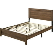 Miquell Queen Bed - 28050Q - Oak Wood