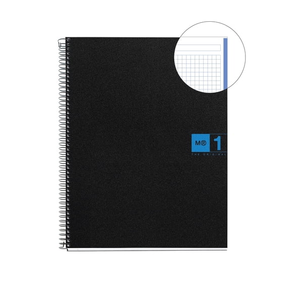 Miquelrius 1-subject Graph Poly Notebook A4 8.75x11.25 80 Sheets - Blue