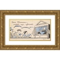 thumbnail image 1 of Mira 14x9 Gold Ornate Wood Frame and Double Matted Museum Art Print Titled - Children View a Puppet Show (1852 - 1905), 1 of 4