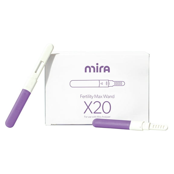 MIRA Fertility Wands, 20 Single-Use Ovulation Test, Tracks Estrogen, LH, PdG