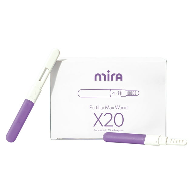 Mira Fertility MAX Wands, 20 SingleUse Ovulation + Fertility Test