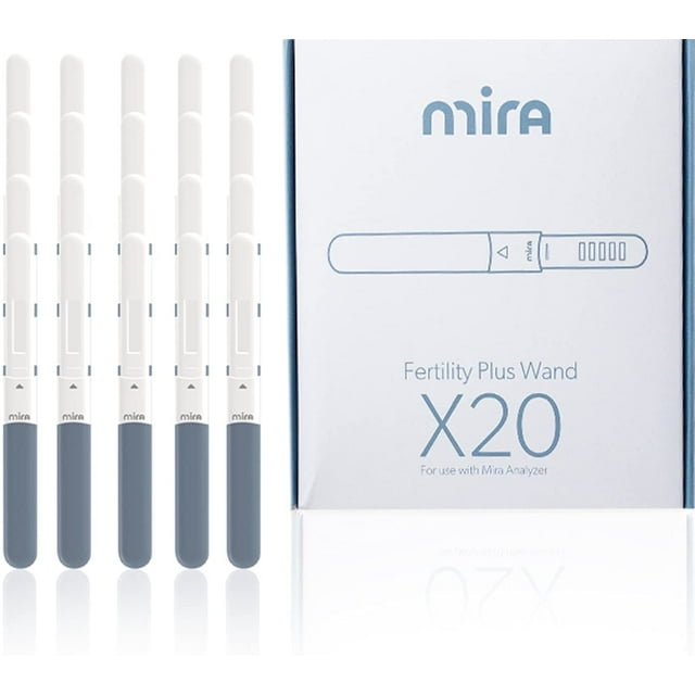 Mira Fertility Plus Analyzer Replacement E3G + LH Test Wands, 20 Ovulation Tests