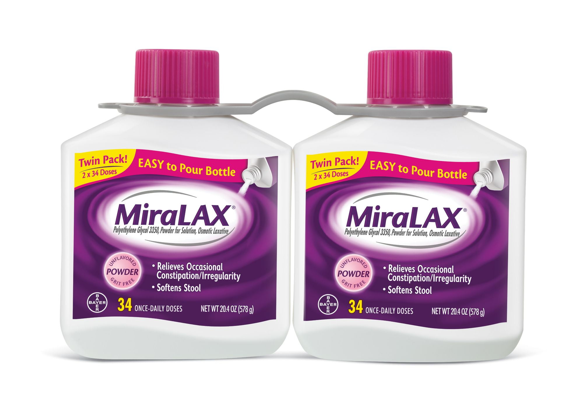 ３００ｇ！　ルミノーバ超えの紫♪ ゾックスフォスファー ヴァイオレット ２５μm Mira LAX Gentle Constipation Relief, Stool Softener, 2 Pack 20.4
