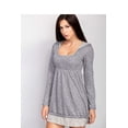 thumbnail image 1 of Mira Mod Women's Grey Tunic - 42, 1 of 2