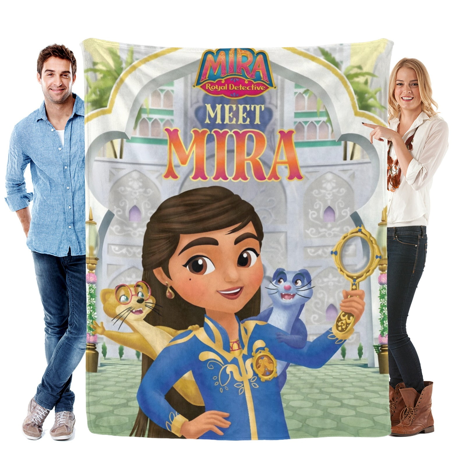 Mira Royal Detective-Anti-Pilling Flannel Blanket Soft Lightweight Plush Fuzzy Cozy Luxury Blanket for Home and Kitchen Use Perfect for Kids and Adults