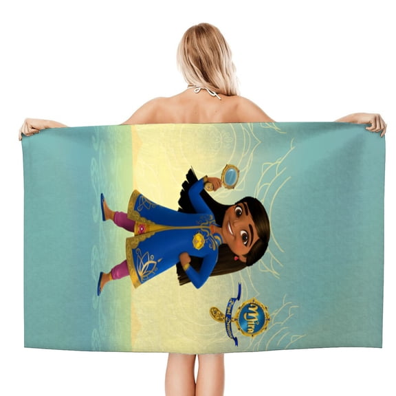Mira Royal Detective Beach Quick Drying Towel, soft, quick-drying, sand-free, designed for comfort and style during sunny outings.size 30.7x59in (78x150cm)
