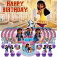 thumbnail image 1 of Mira Royal Plates Birthday Supplies Decorations Decor Backdrop Banner Cake Topper Fans, 1 of 6