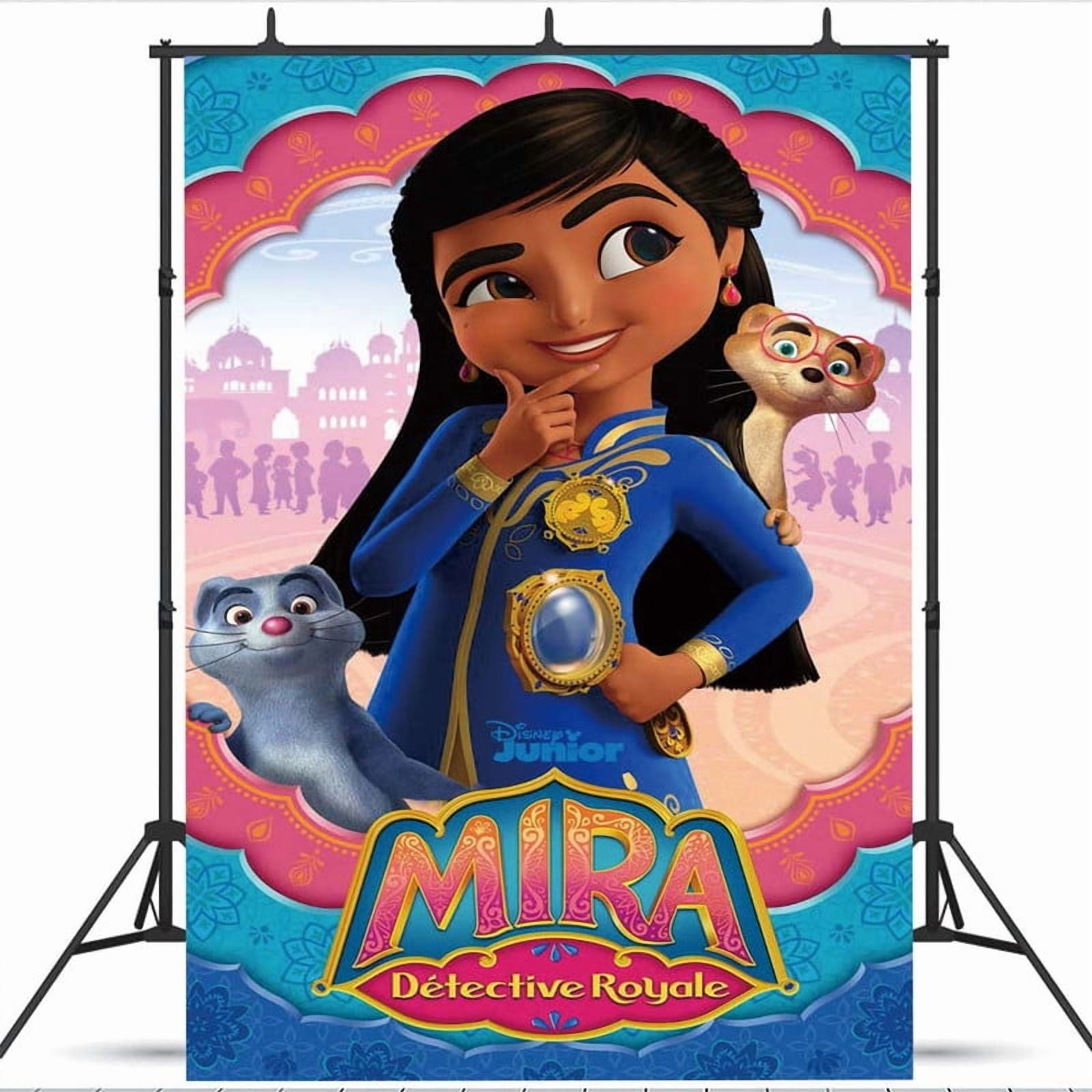 Mira Royal Detective Party Supplies Backdrop Banner Poster Birthday Decorations Background for Photography Taspestry