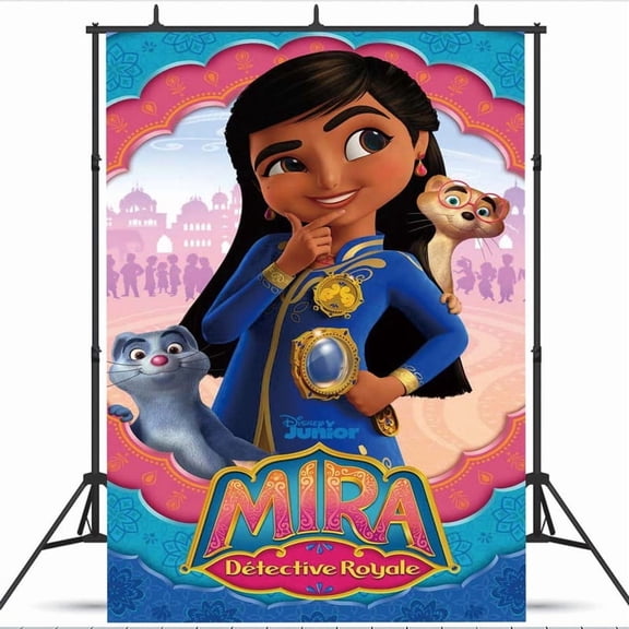 Mira Royal Detective Party Supplies Backdrop Banner Poster Birthday Decorations Background for Photography Taspestry
