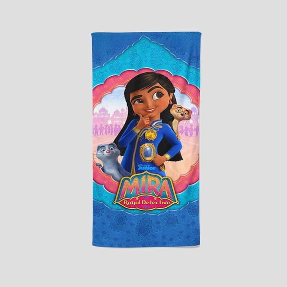Mira Royal Detective'stowel features a distinctive design, making it a perfect gift for fans. Ideal for workouts, yoga, boxing, and sunbathing, it's 13.8"x28.7"35cm75cm.