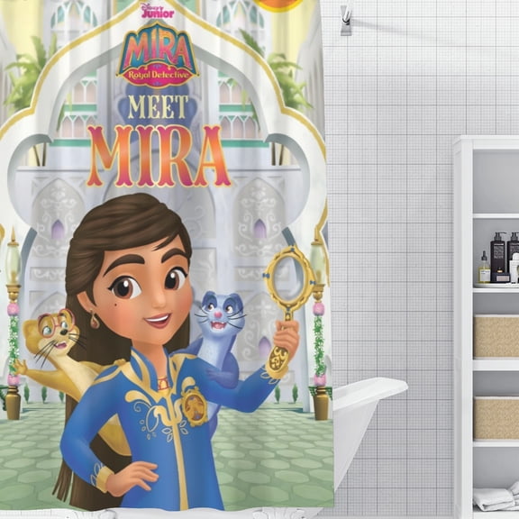 Mira Royal Detective-theme Bathroom Shower Curtain Home Decor,Bath Curtains Durable Waterproof Bath Curtain , Adluts Girls Boys Bathroom Decor House Gifts 60x71inch150cmX180cm