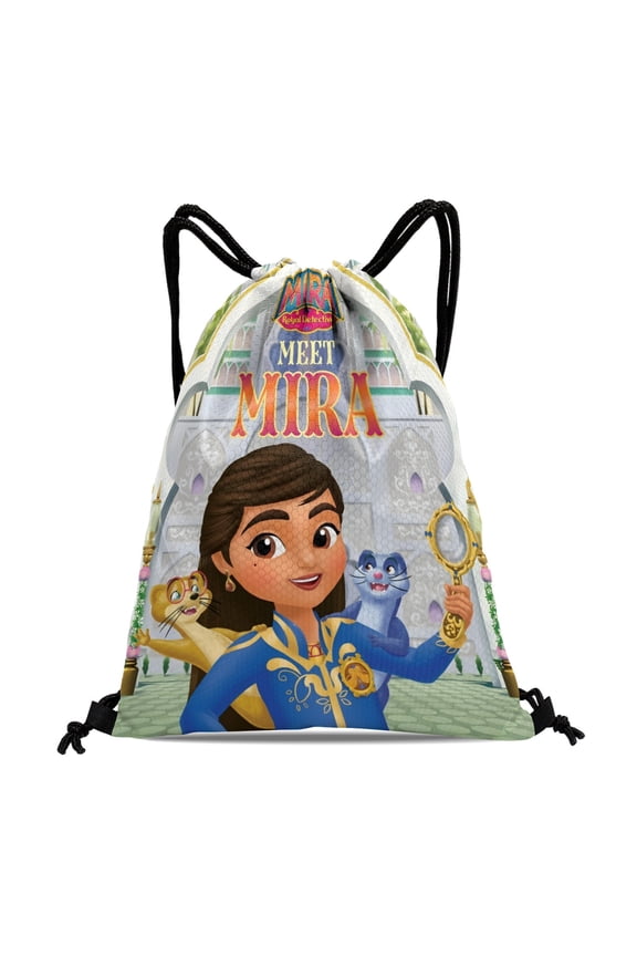 Mira Royal Detective-theme Drawstring Backpack Sports Gym Bag Water Resistant String Bag Cinch Bag12''X16''30X40cm