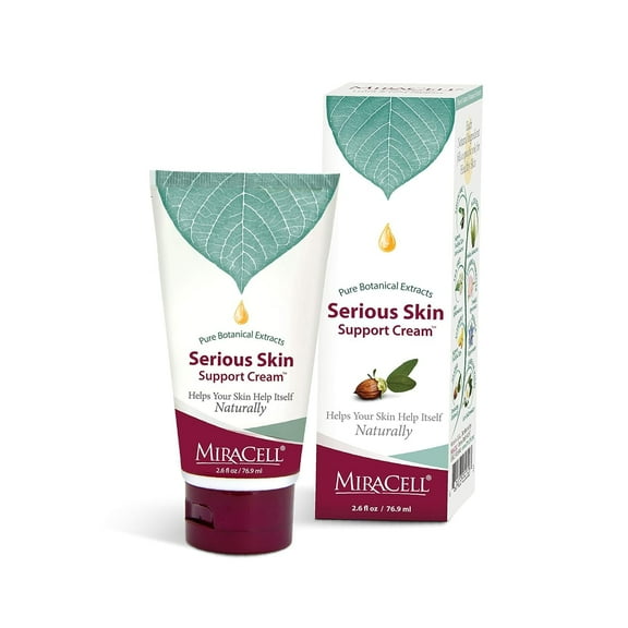 Miracell Serious Skin Support Cream 2.6 oz, moisturizing for psoriasis, eczema, rosacea, rashes, all skin conditions.