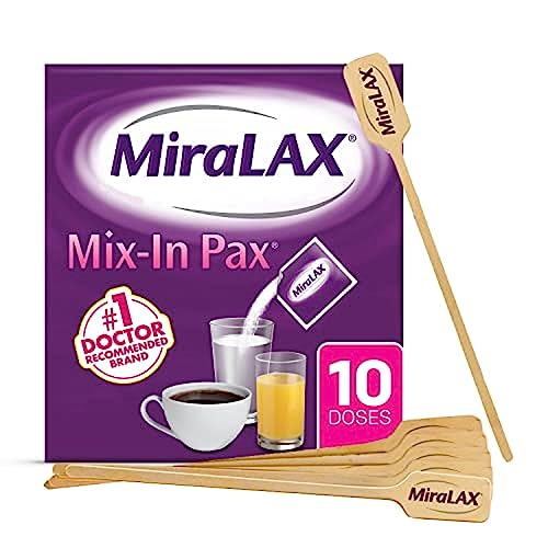 MiraLAX Gentle Constipation Relief Laxative Powder, Stool Softener with