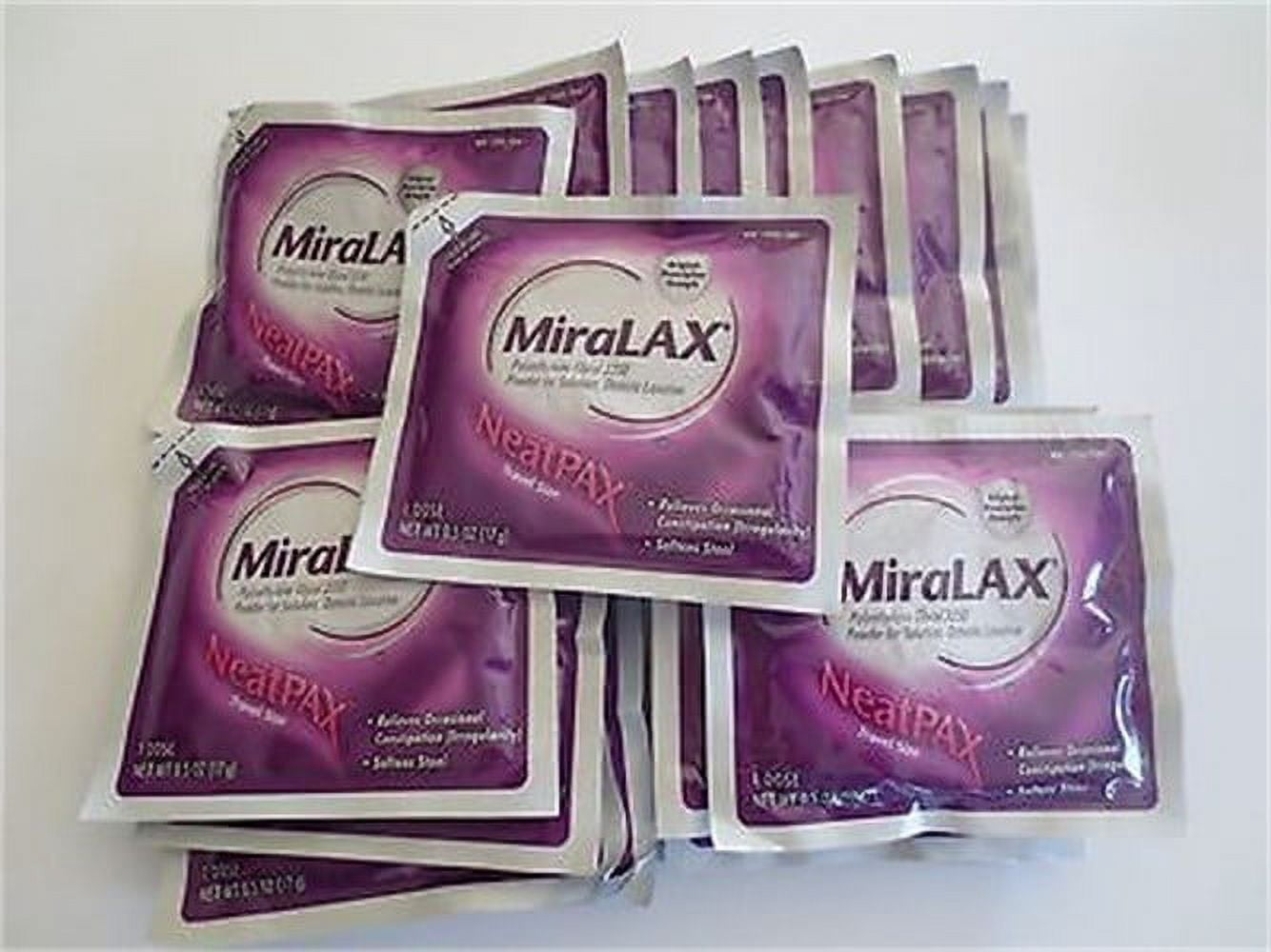 MiraLAX Laxative Powder ,17 Gram Strength Polyethylene Glycol, Box of 24 Packets
