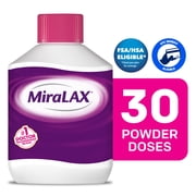 MiraLAX Laxative Powder for Gentle Constipation Relief, 30 Doses