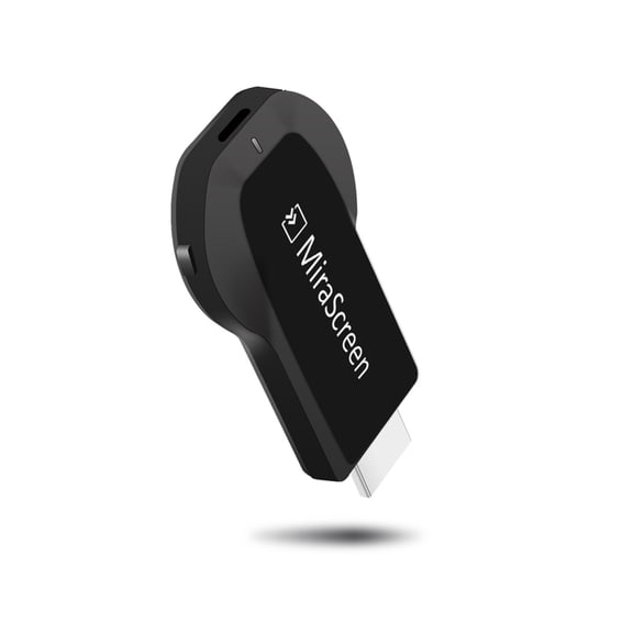 MiraScreen New Wireless WiFi Display Dongle Receiver 1080P HD TV Stick for Android iOS Mirroring to HDTV Projector - Black
