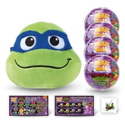 Teenage Mutant Ninja Turtles MiraBall, Blind Box Surprise Plushies - Mystery Action Figures Toy, Cute Stuffed Animal - Great for Gifts & Party Favors, Aged 3+ 4-Pack