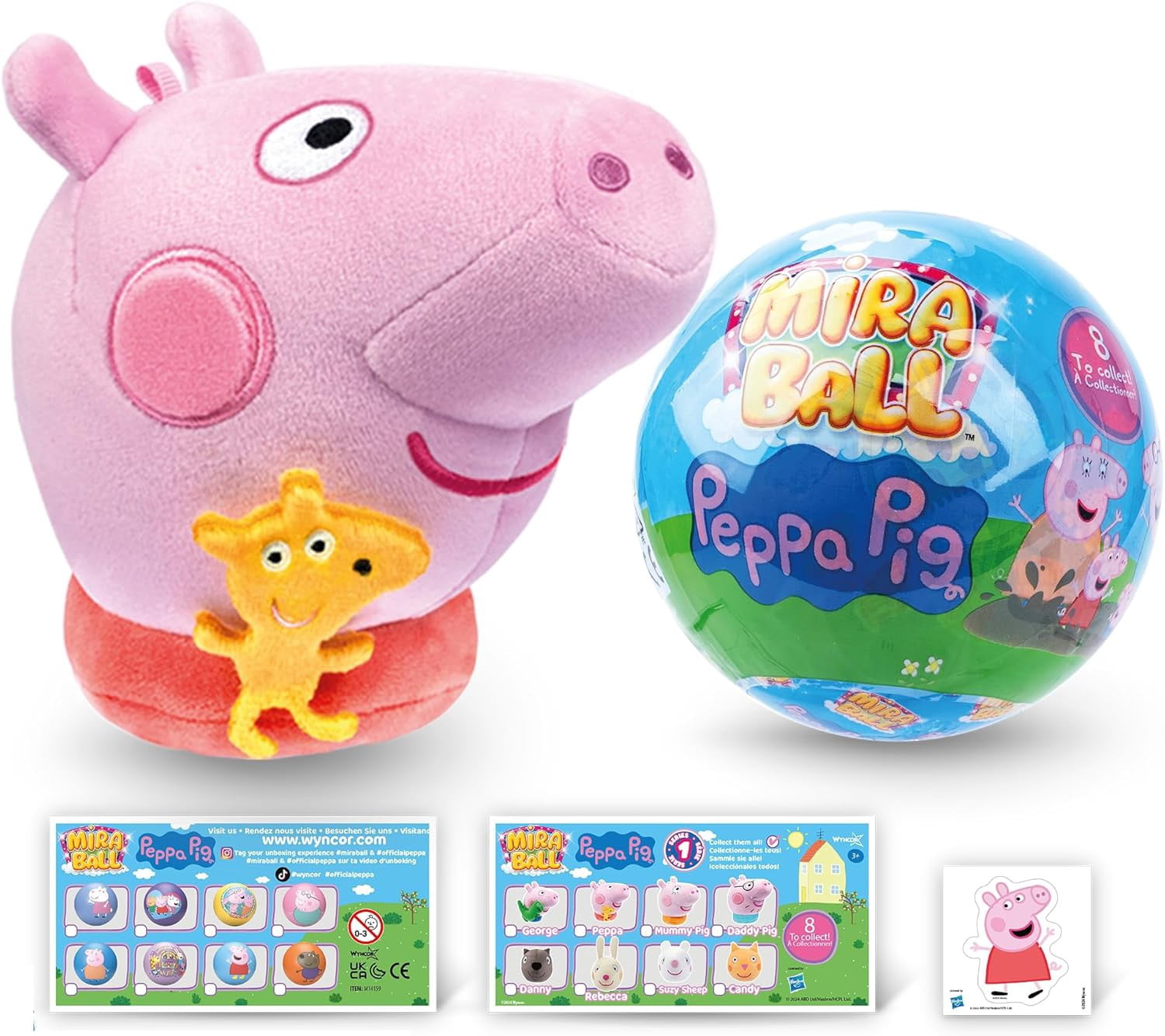 WYNCOR Peppa Pig Plush MiraBall Mystery Ball, 1-Pack - Walmart.com