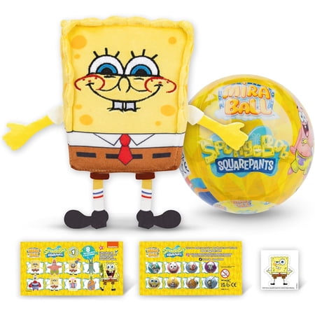 SpongeBob Plush MiraBall, Blind Box Surprise Plushies - Mystery Action Figures Toy, Cute Stuffed Animal - Great for Gifts & Party Favors, Aged 3+ (1-Pack) price history and forecast - ZAG M14181