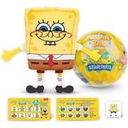 MiraBall SpongeBob Blind Box Surprise Plush Toy with Sticker for Kids, Yellow