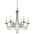thumbnail image 1 of Mirabella 6 Light Chandelier in Golden Aura with metal candlesticks, 1 of 7