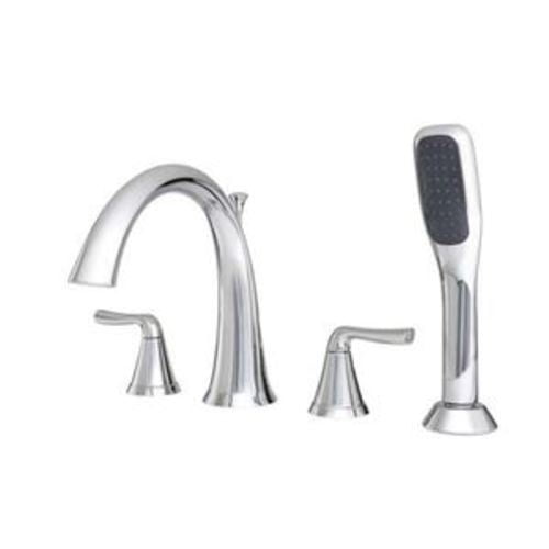 Open Box Mirabelle MIRPR4RTG Polished Chrome Deck Mounted Roman Tub Filler