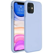 Miracase Liquid Silicone Phone Case Compatible with iPhone 11 6.1 inch(2019), Gel Rubber Full Body Protection Shockproof Cover Case Drop Protection Case (Clove Purple)