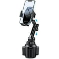 thumbnail image 1 of Miracase [Upgraded Version Cup Phone Holder for Car, Universal Adjustable Long Neck Car Phone Mount Cradle Friendly Compatible with iPhone Samsung Google and All 4.0-7.0 inches Smartphones, 1 of 6