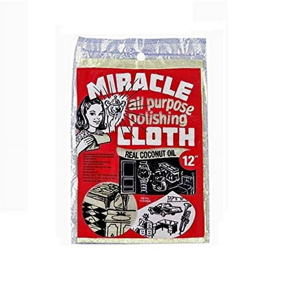Miracle All Purpose Polishing Cloth 9 x12 (2 Pack)