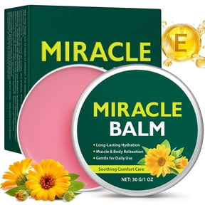 Miracle Balm for Muscle & Body Relaxation, Long-Lasting Hydration Body Balm, Natural Ingredients, 1 oz