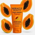 thumbnail image 1 of Miracle Beauty Papaya Daily Routine face wash Cleanser for Pimples, 1 of 5