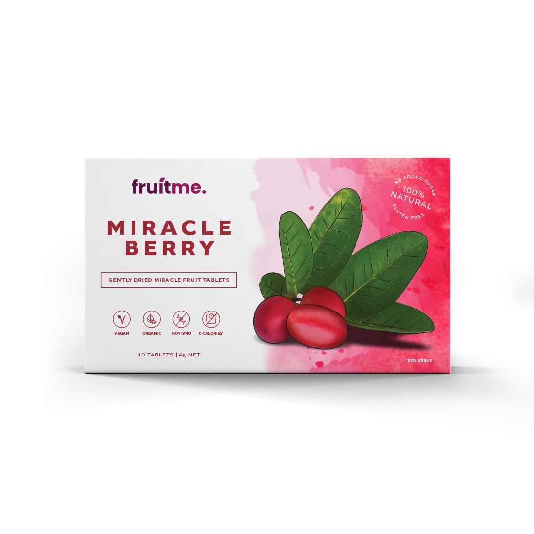 Miracle Berry Tablets 10 Pack 10 Gently Dried Taste Changing Miracle Fruit Pill 🍋