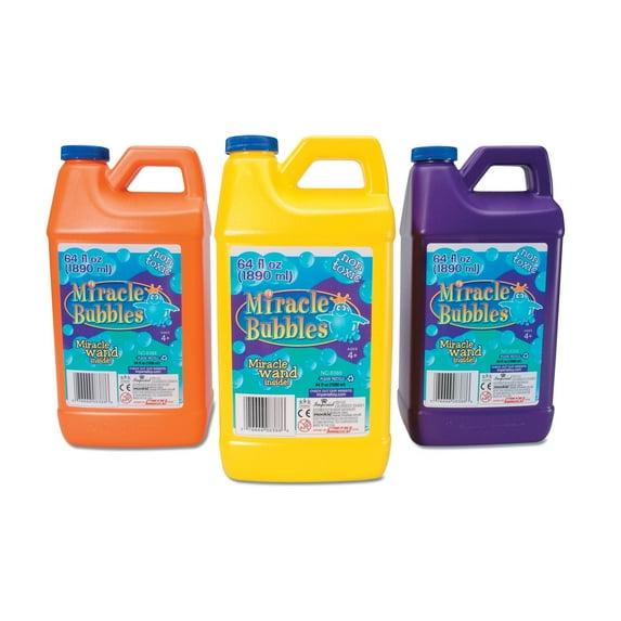 Miracle Bubbles Bubble Solution: 64 oz Refill