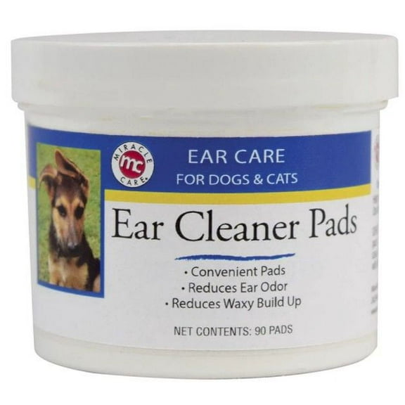 Xpression Pet Miracle Care Ear Cleaner Pads for Dogs and Cats - Ear Cleanser - 90 Ct
