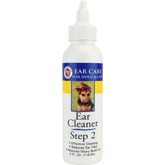 Miracle Care Ear Cleaner Step 2 [Dog, Eye & Ear Treatments] 4 oz