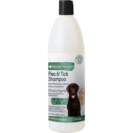 Miracle Care Flea and Tick Oatmeal Shampoo [Dog, Flea & Tick Shampoos] 16.9 oz
