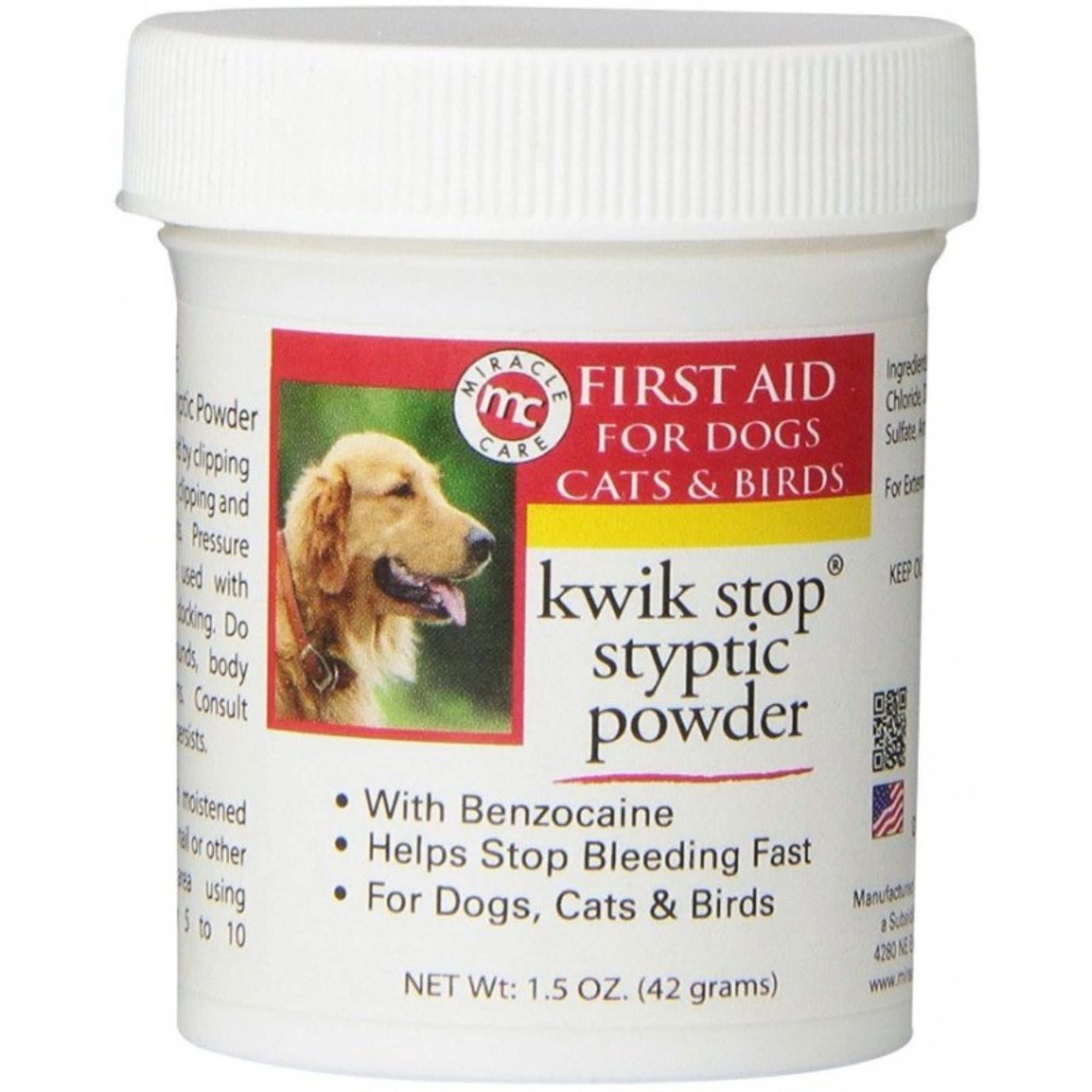 Kwik Stop Styptic Powder – Miracle Care Pet Products