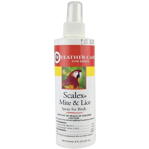 Miracle Care Pet Scalex Mite and Lice Spray for Birds 8 oz