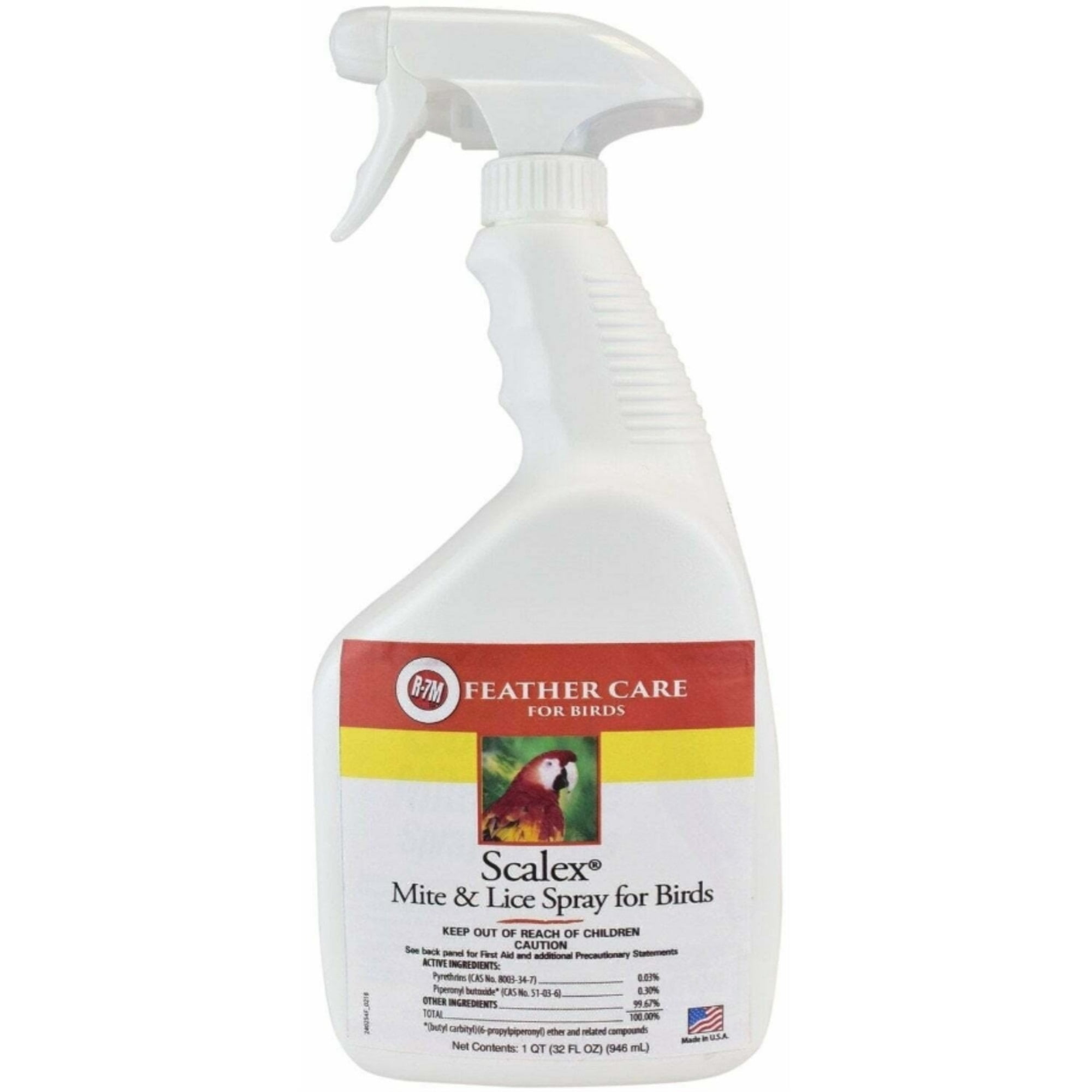 Mite treatment top for aviary birds