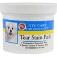 thumbnail image 1 of Miracle Care Tear Stain Pads Eye Care for Dogs & Cats, 90 Count, 1 of 6