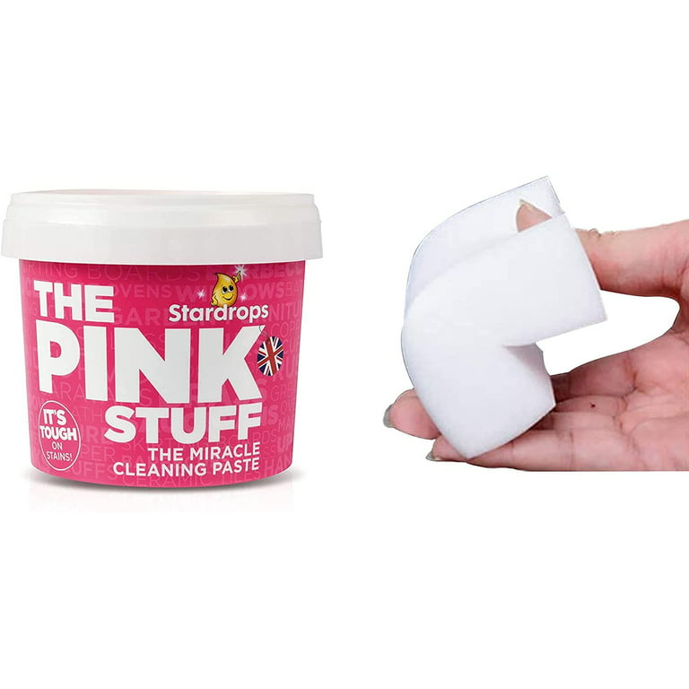 Miracle Cleaning Paste The Pink Stuff All Purpose Cleaner 500g - Bonus  Cleaning Sponge - Magic Eraser 