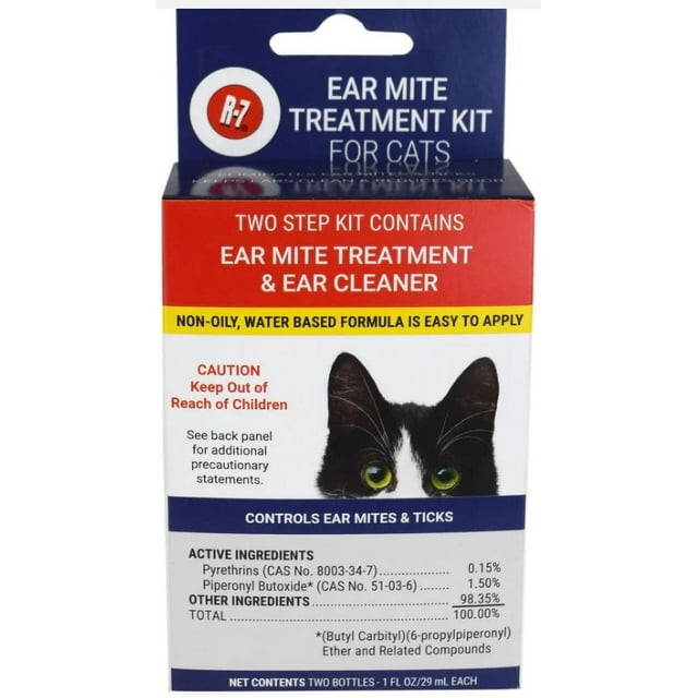 Miracle Corp R7M Ear Mite Treatment Care for Cats 1 ounce