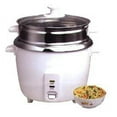 thumbnail image 1 of Miracle Exclusives 8-Cup Stainless Steel Electric Rice Cooker, Programmable, 1 of 1