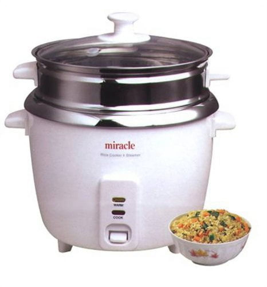 Miracle Exclusives Stainless Steel Rice Cooker Model ME81 (Formerly ME8) 